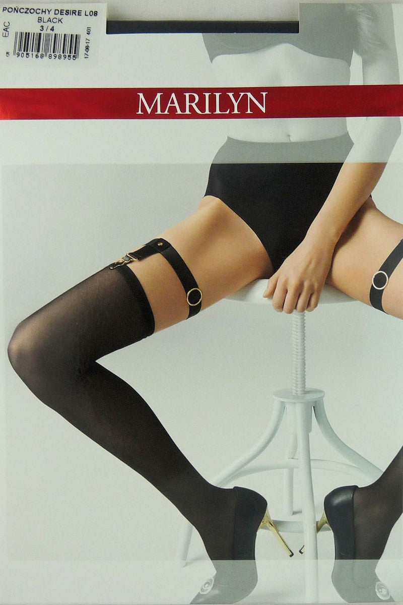 Оригинальные чулки с подвязками из ремней Desire L08 15d