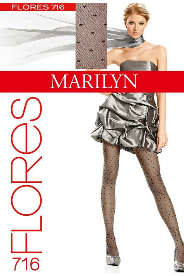 Колготки в мелкий горошек Flores 716 20d