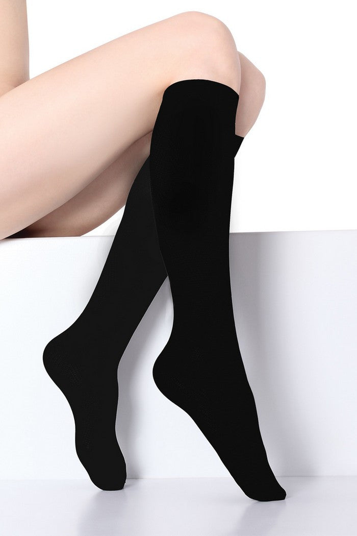 Хлопковые матовые гольфы Piano Cotton