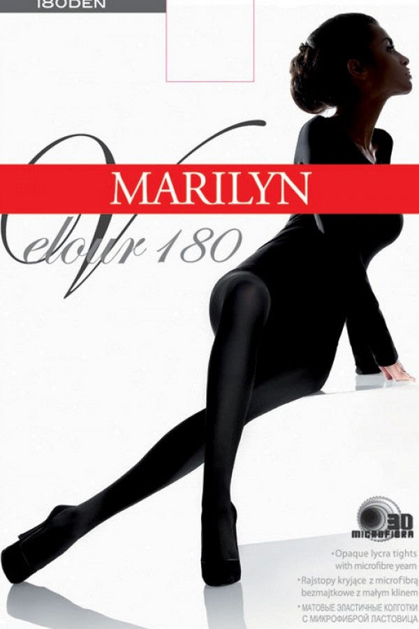 Матовые классические колготки без шортиков Velour 180d