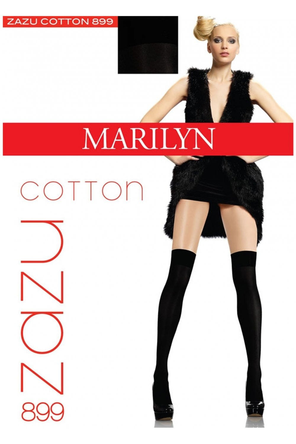 Хлопковые гольфы-ботфорты Zazu Cotton 899