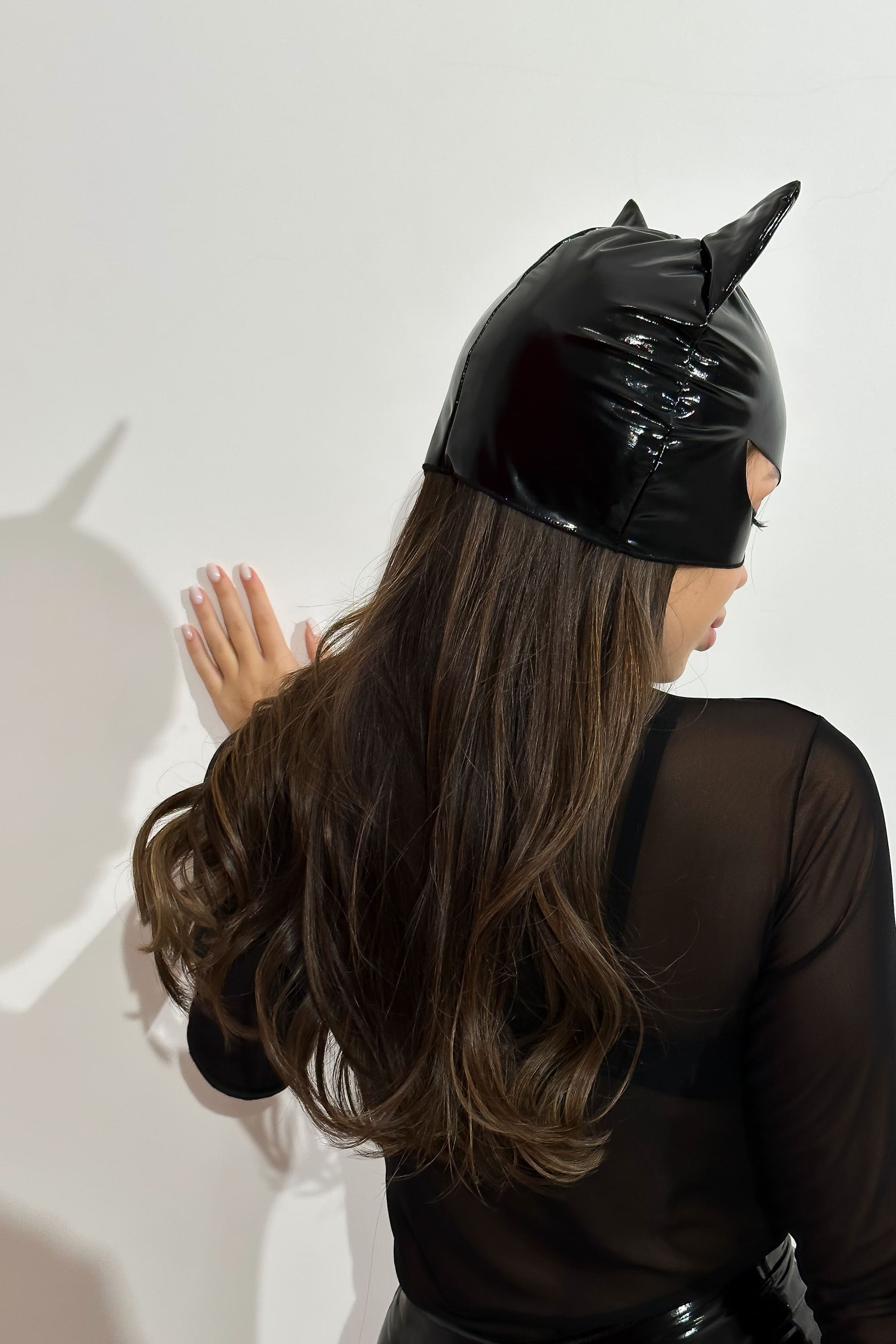 Лаковая маска кошки 7094