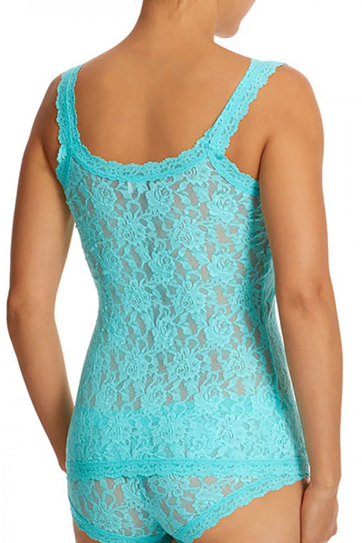 Кружевная майка 1390LP Signature Lace bright aqua blue