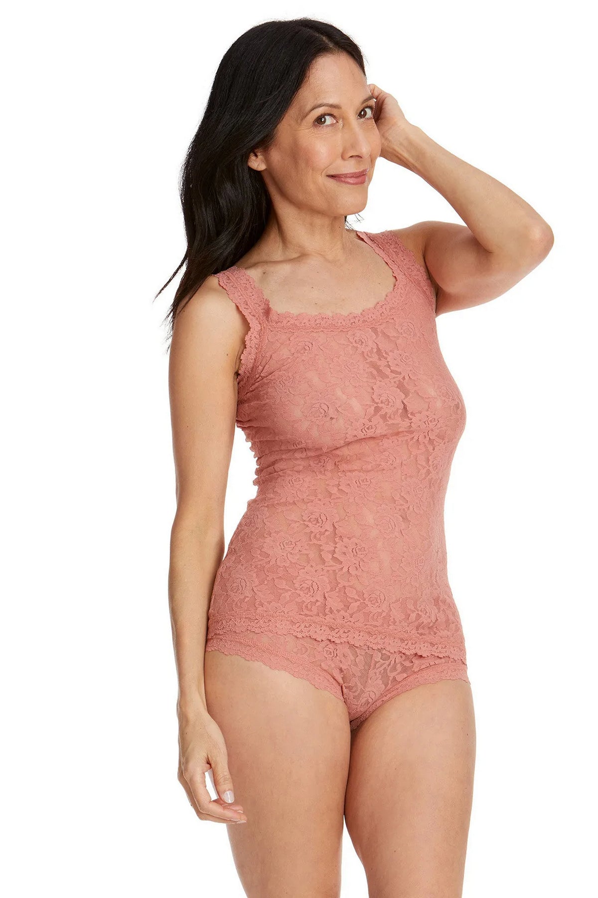 Кружевная майка 1390LP Signature Lace himalayan pink