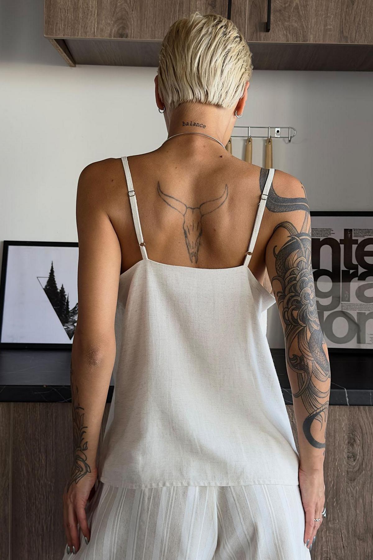 Пижамная майка из вискозы 1109/69013