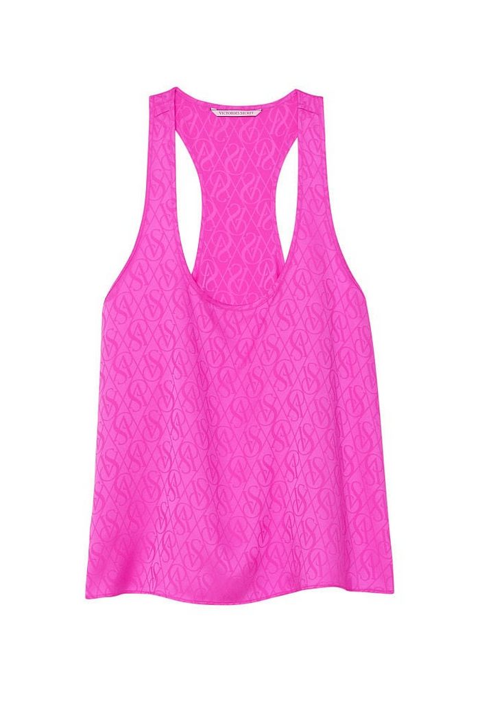 Сатиновая пижамная майка 379839147