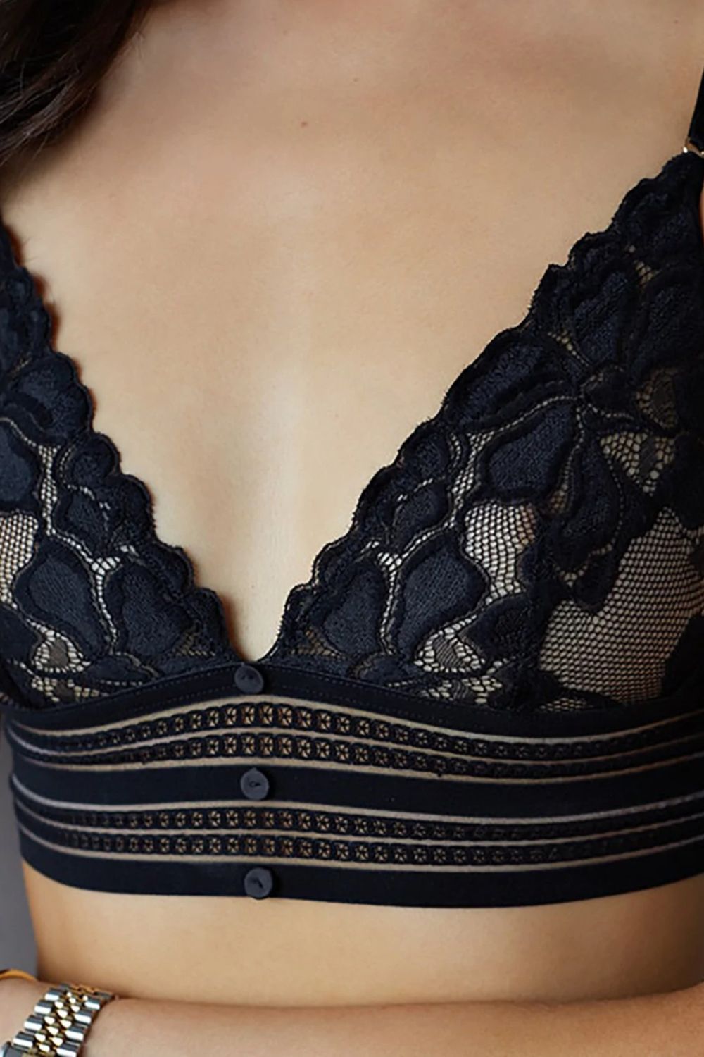 Кружевной бралет Captivate Me 211667 black