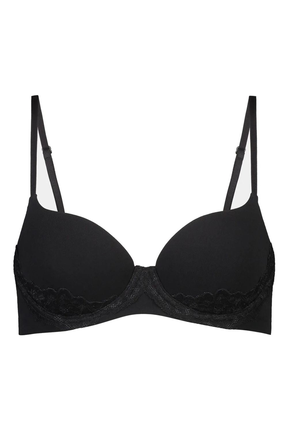 Гладкий хлопковый бюстгальтер Simply Me 2211612 black