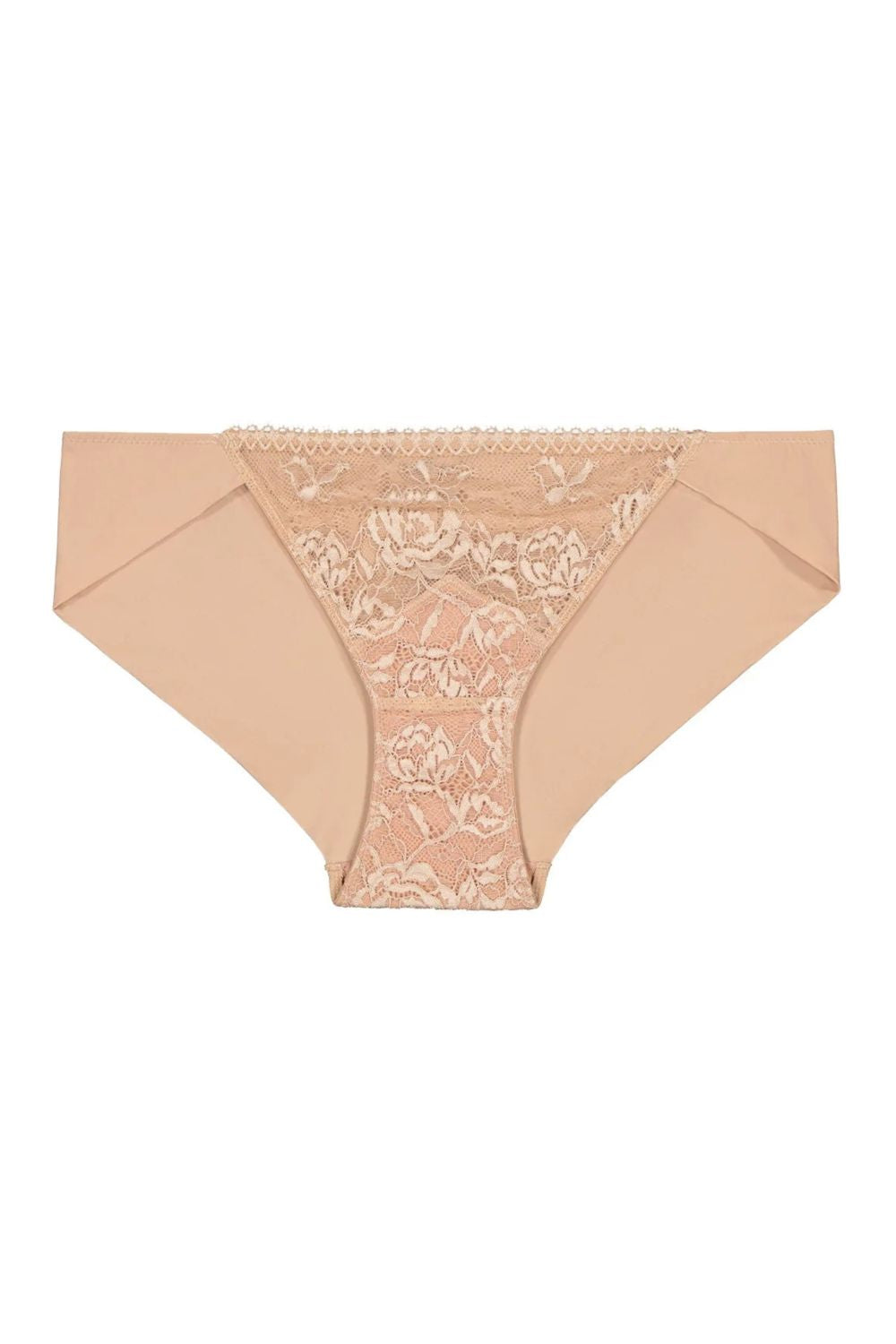 Трусики слип с кружевом Naturally Me 301619 beige