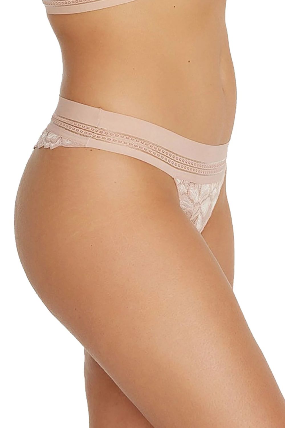 Кружевные трусики бразилиана Captivate Me 371667 beige