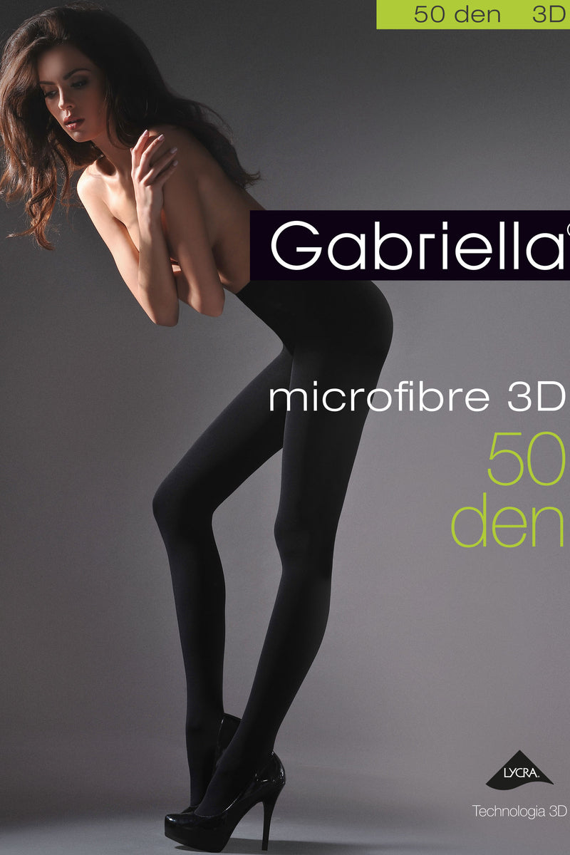 Классические колготки из микрофибры Microfibre 3D 50d