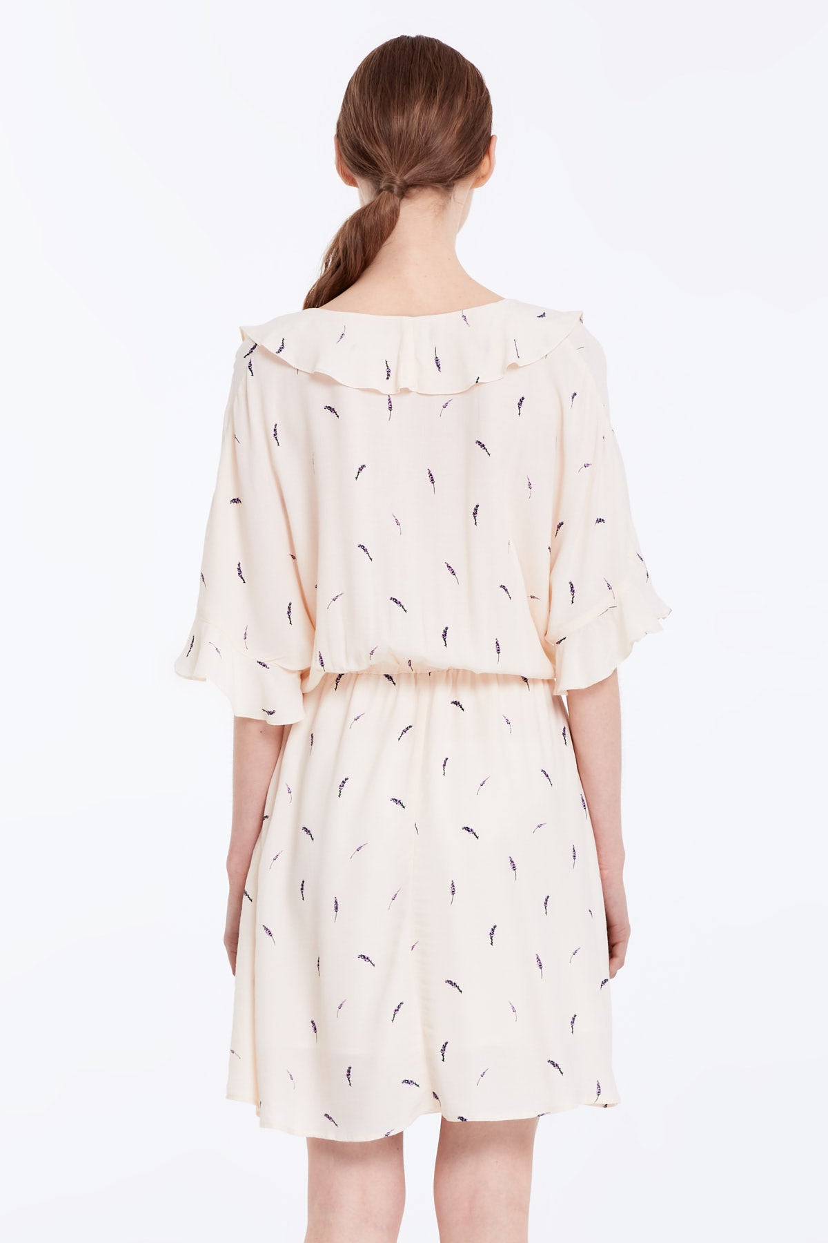 Платье с рюшами 5541