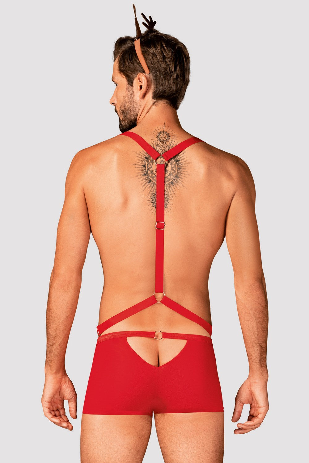 Эротический комплект для мужчин MR Reindy red