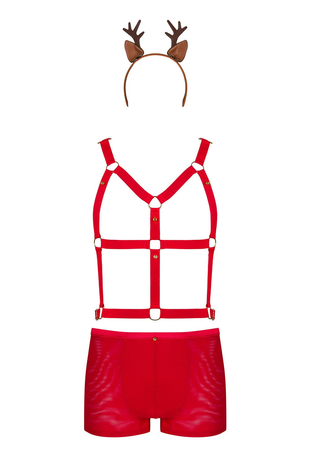 Эротический комплект для мужчин MR Reindy red
