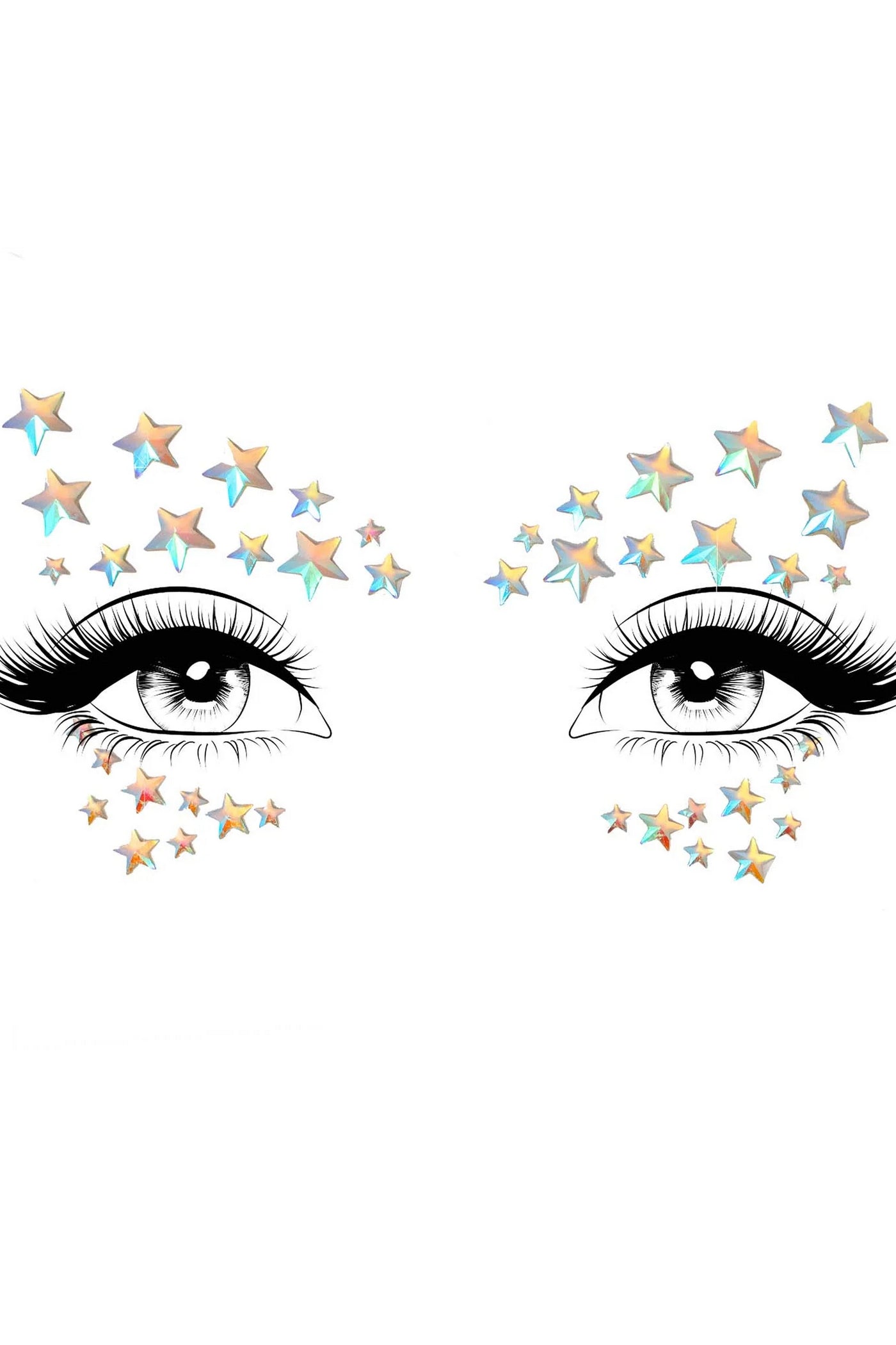 Светящиеся стразы Celeste face jewels sticker