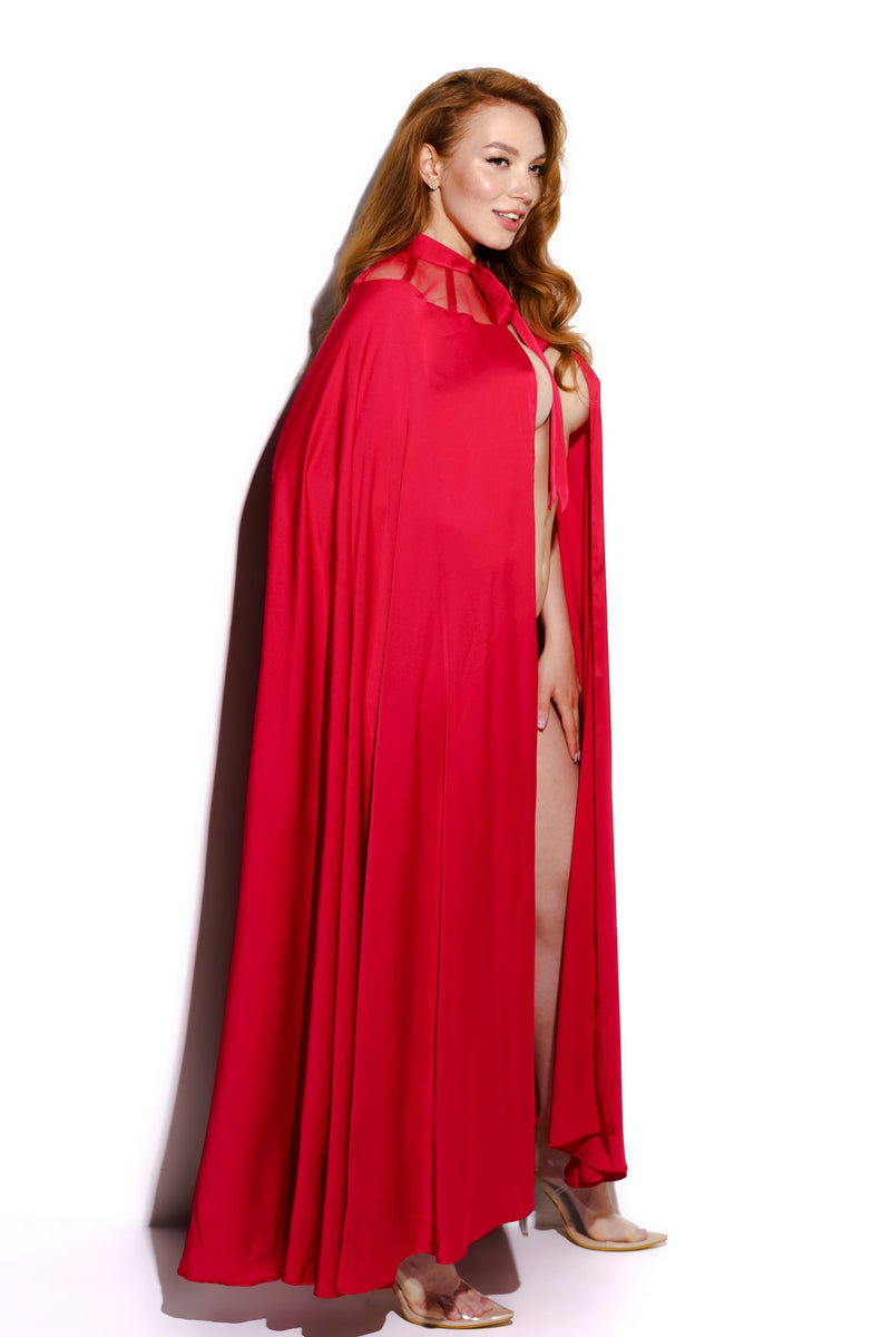 Плащ-накидка Fatal Woman Robe red