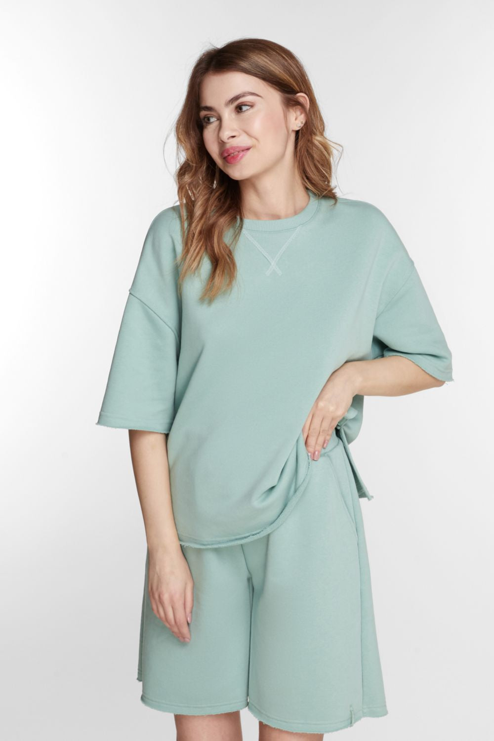 Хлопковые шорты LH403-01 Malibu aqua