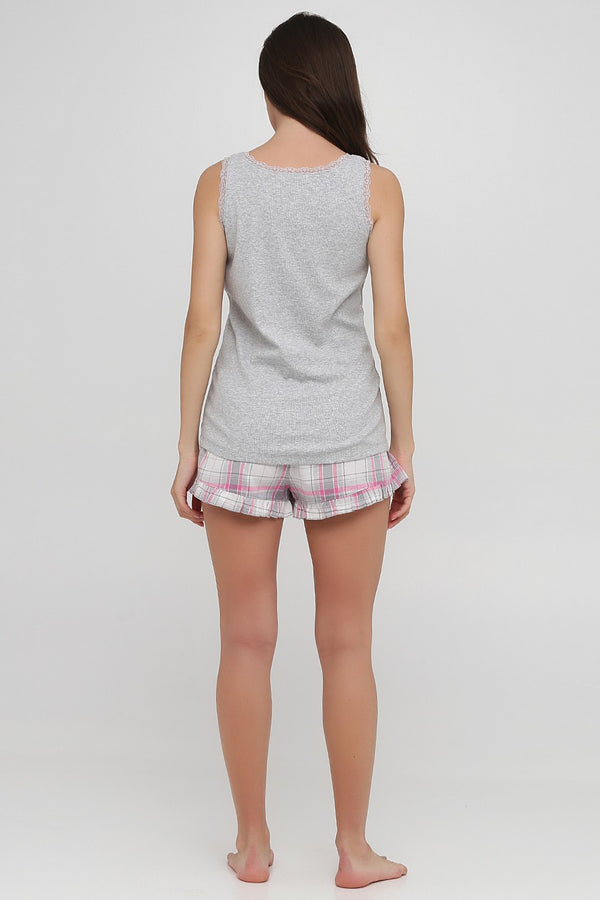 Хлопковая пижама с шортами LS.05.001 Dreams rose cell
