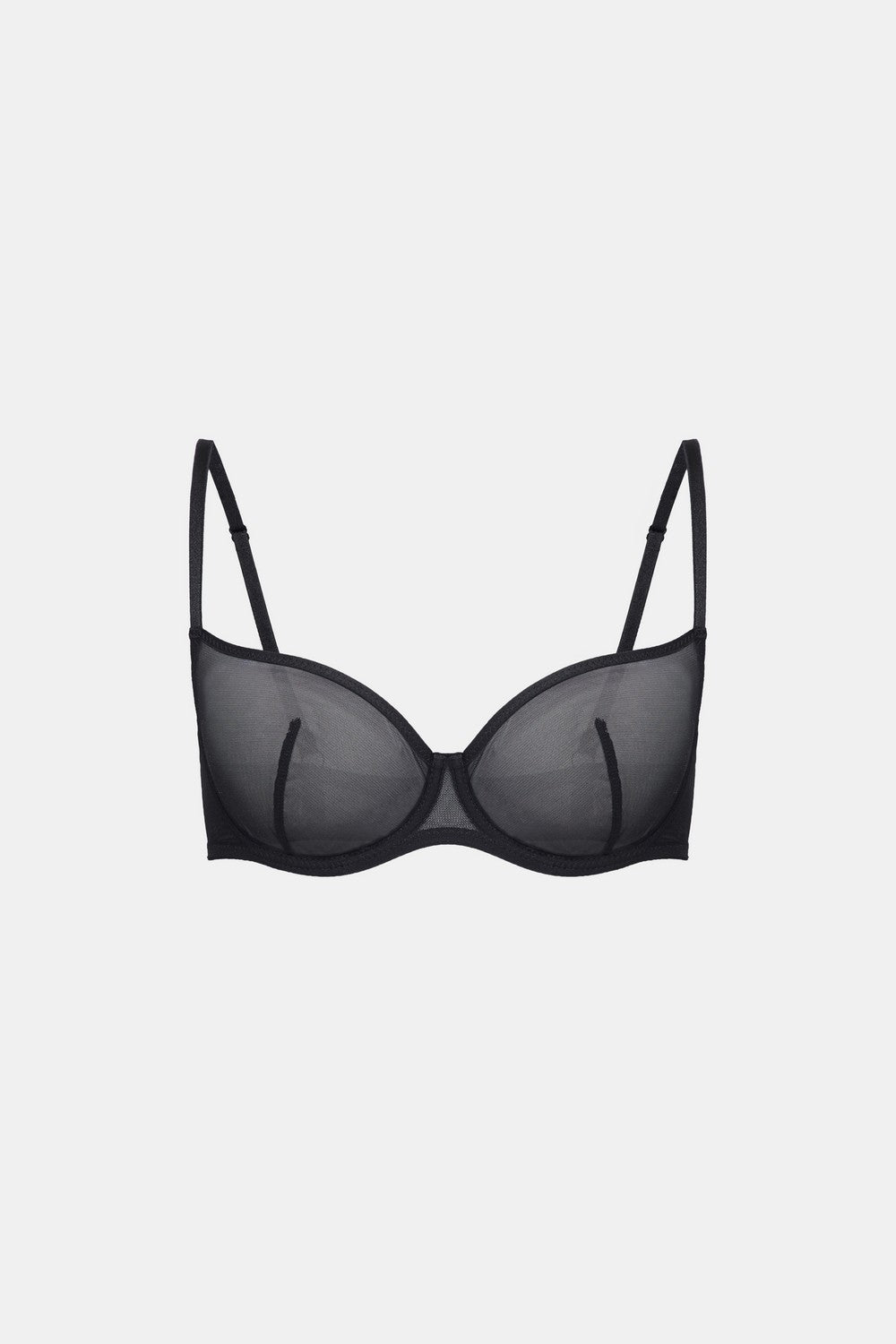 Мягкий бюстгальтер из микросетки LU021-01 Chicago black