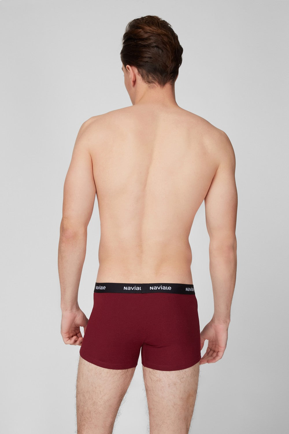 Мужские трусы шорты MU212-01 (2 шт.) blue/burgundy