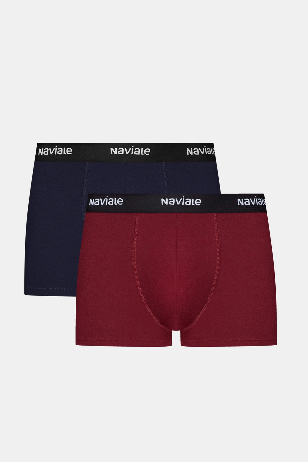 Мужские трусы шорты MU212-01 (2 шт.) blue/burgundy