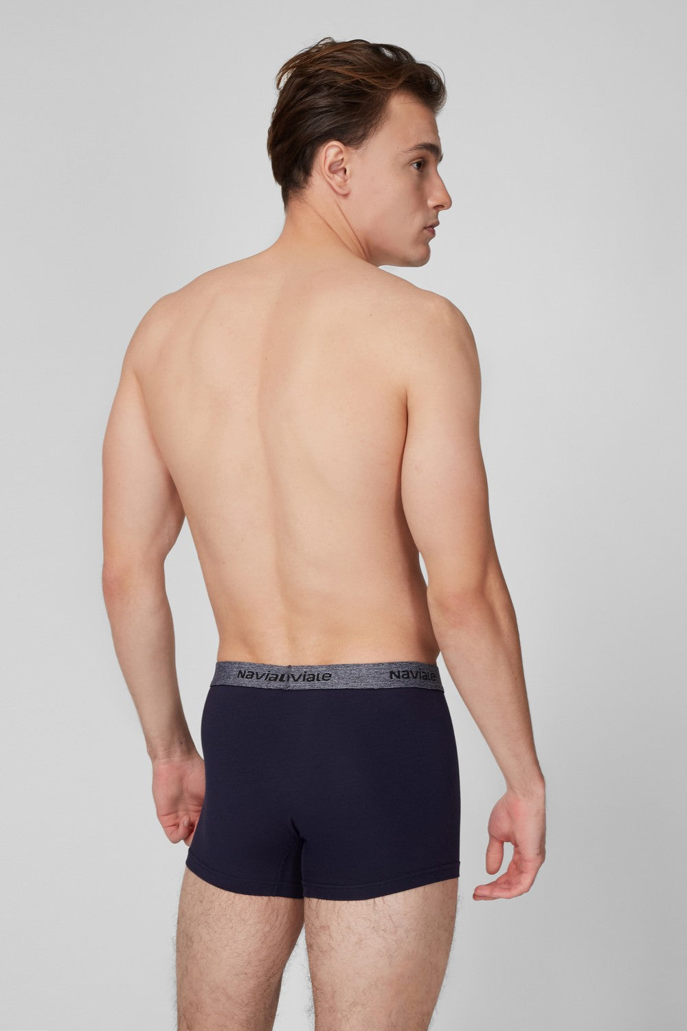 Мужские трусы шорты MU222-01 (2 шт.) black/blue