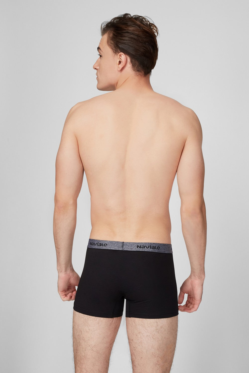 Мужские трусы шорты MU222-01 (2 шт.) black/blue