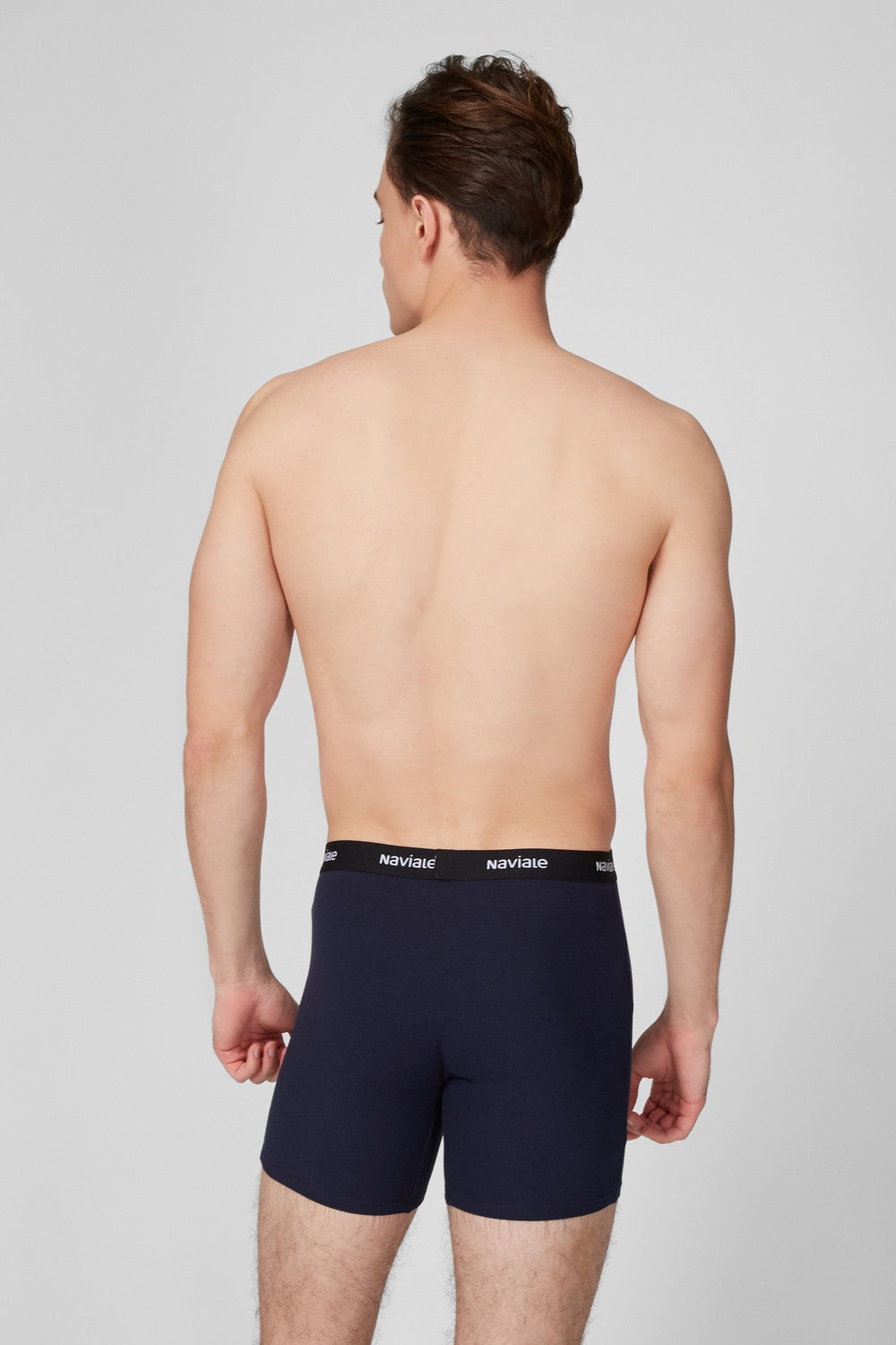 Мужские трусы шорты MU232-01 (2 шт.) black/blue