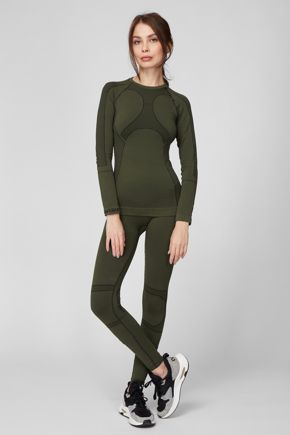 Спортивные термолеггинсы унисекс UA440-01 Термо Контроль military