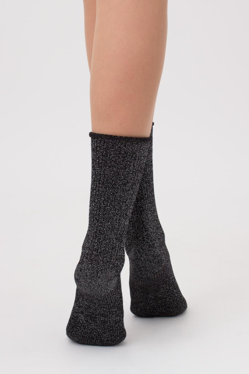 Люрексовые носки в рубчик 1010099 WS4 Lurex Rib 001