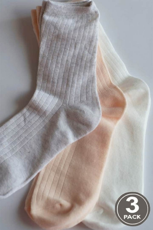 Носки в рубчик G08 Cotton Rib (3 пары)