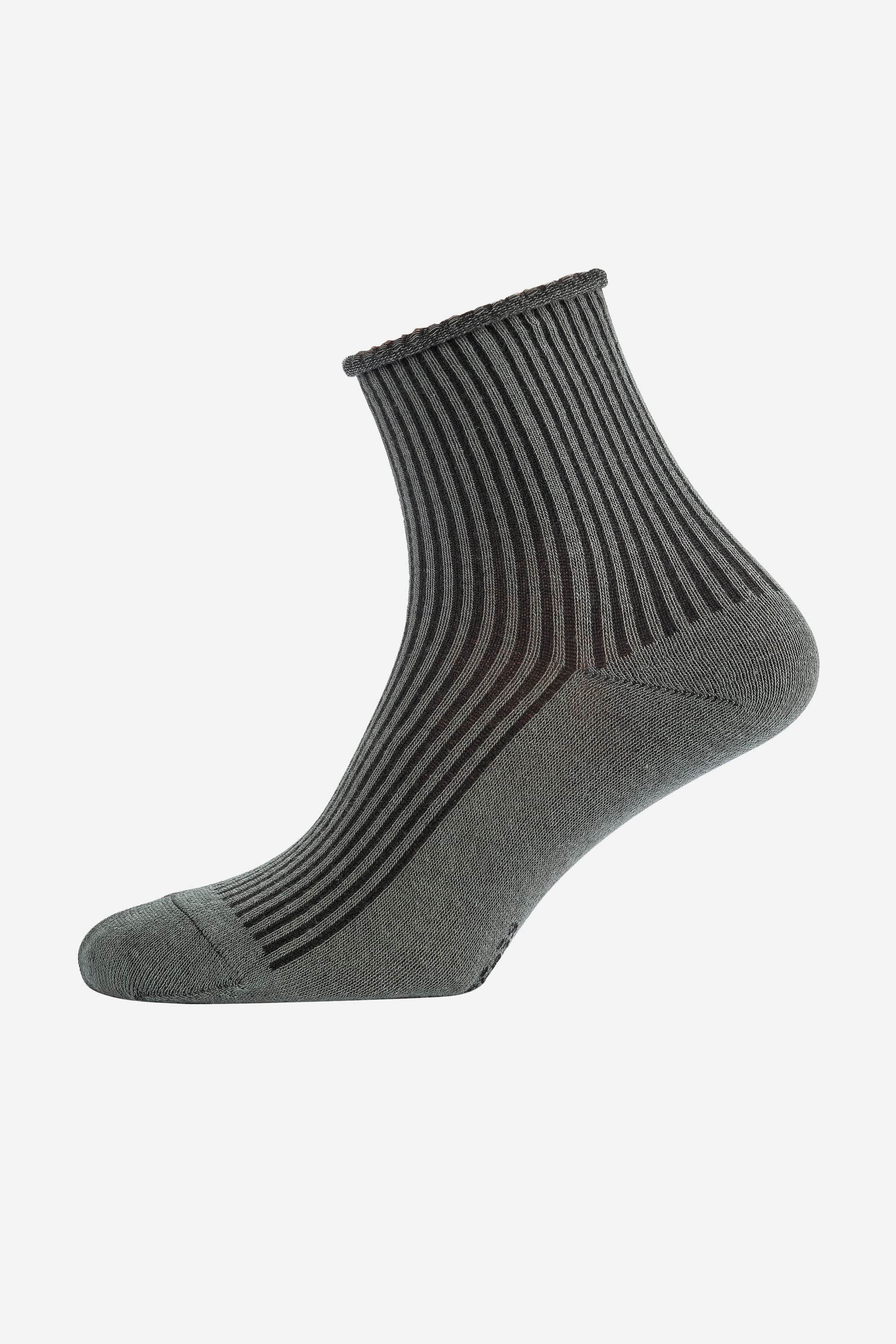 Хлопковые носки в рубчик RT1312-042