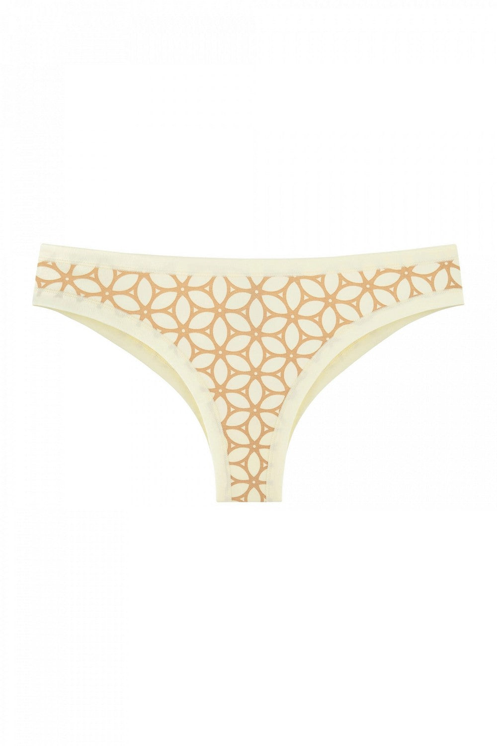 Трусики бразилиана с принтом 200-20/289 champagne