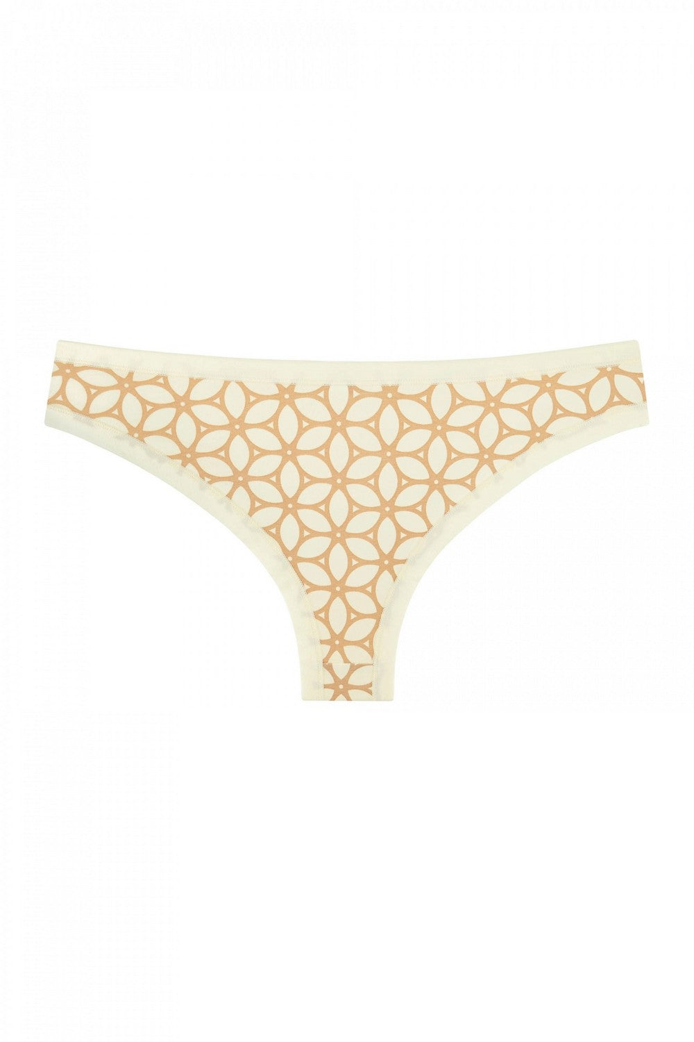 Трусики бразилиана с принтом 200-20/289 champagne