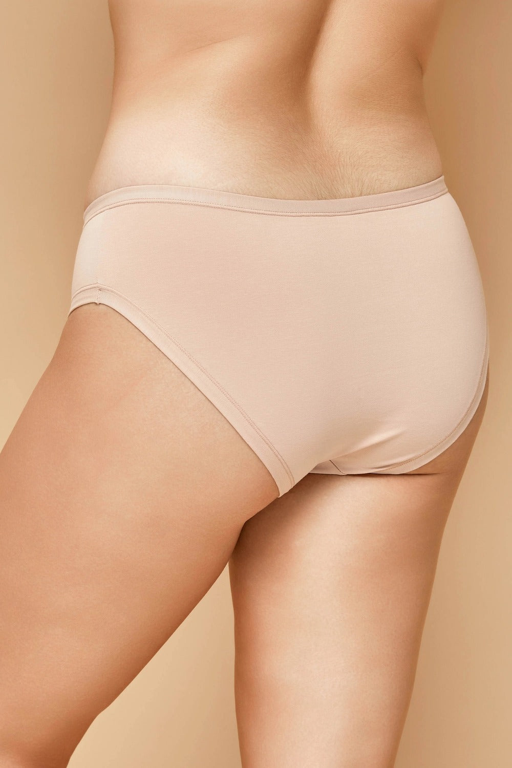 Хлопковые трусики слип 200-34/04 beige