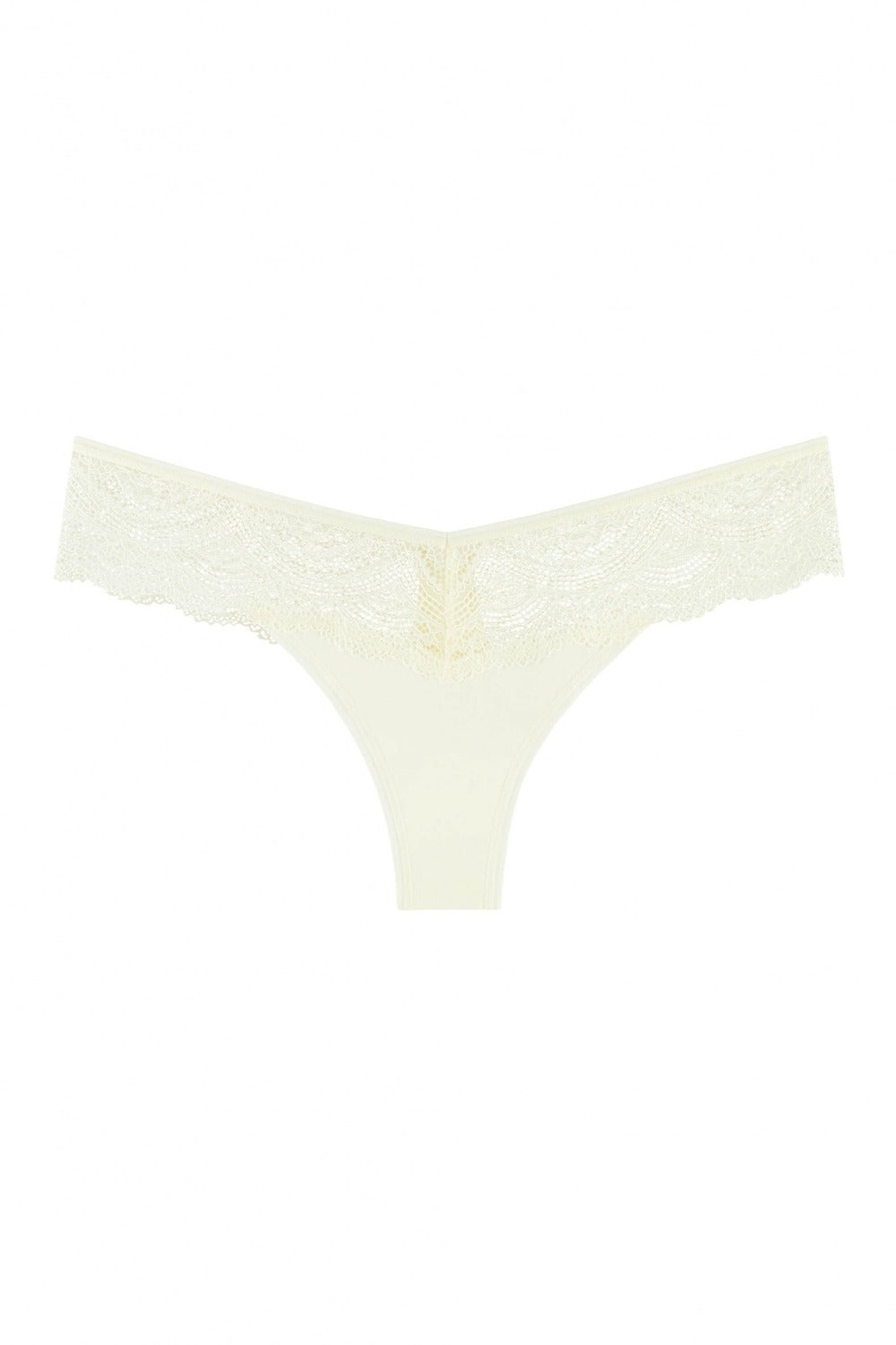 Хлопковые трусики стринг 204-11 champagne