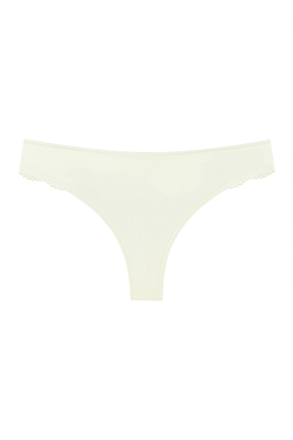 Трусики бразилиана с кружевом 204-20 champagne