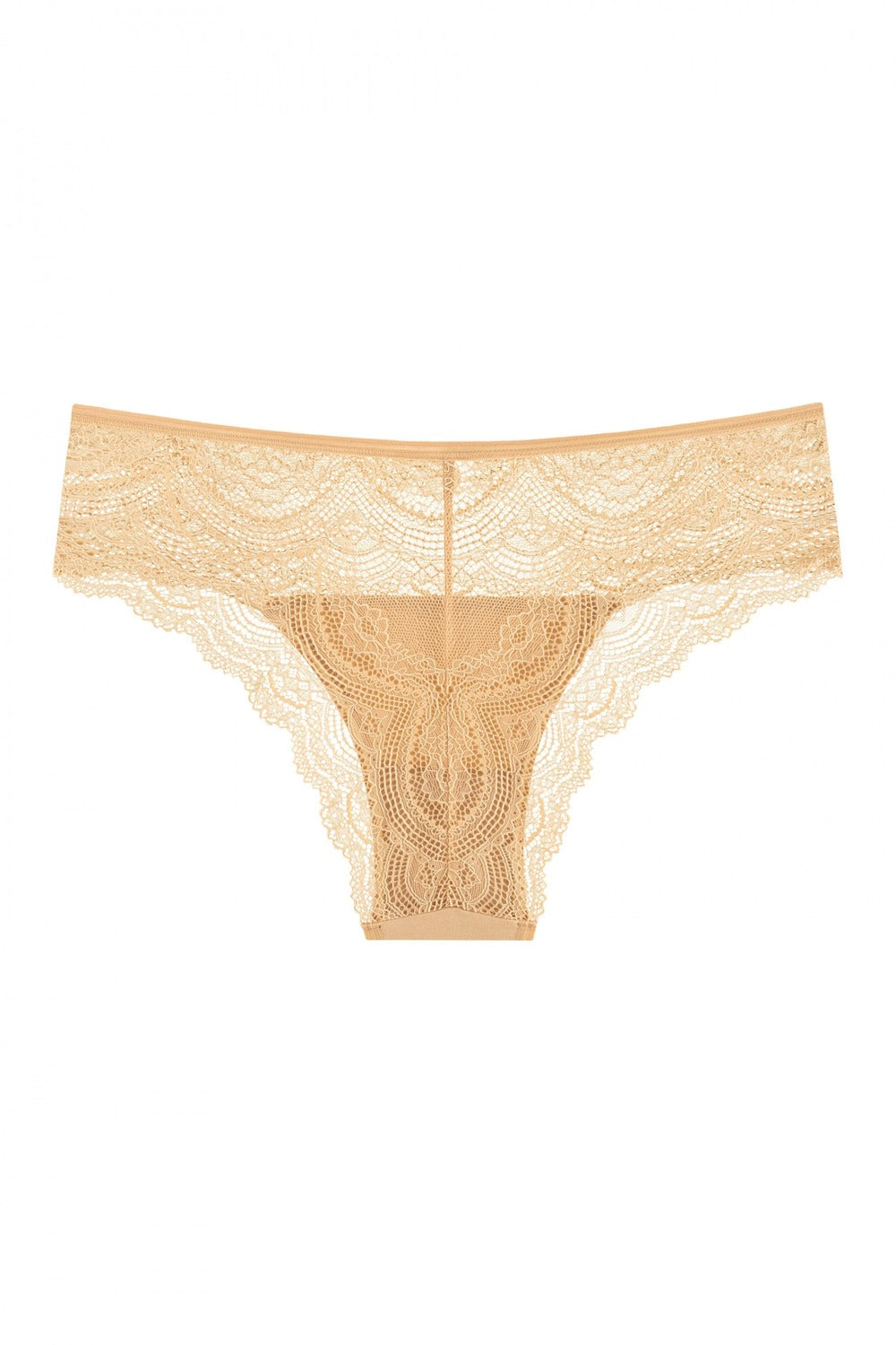 Кружевные трусики бразилиана 204-24 beige
