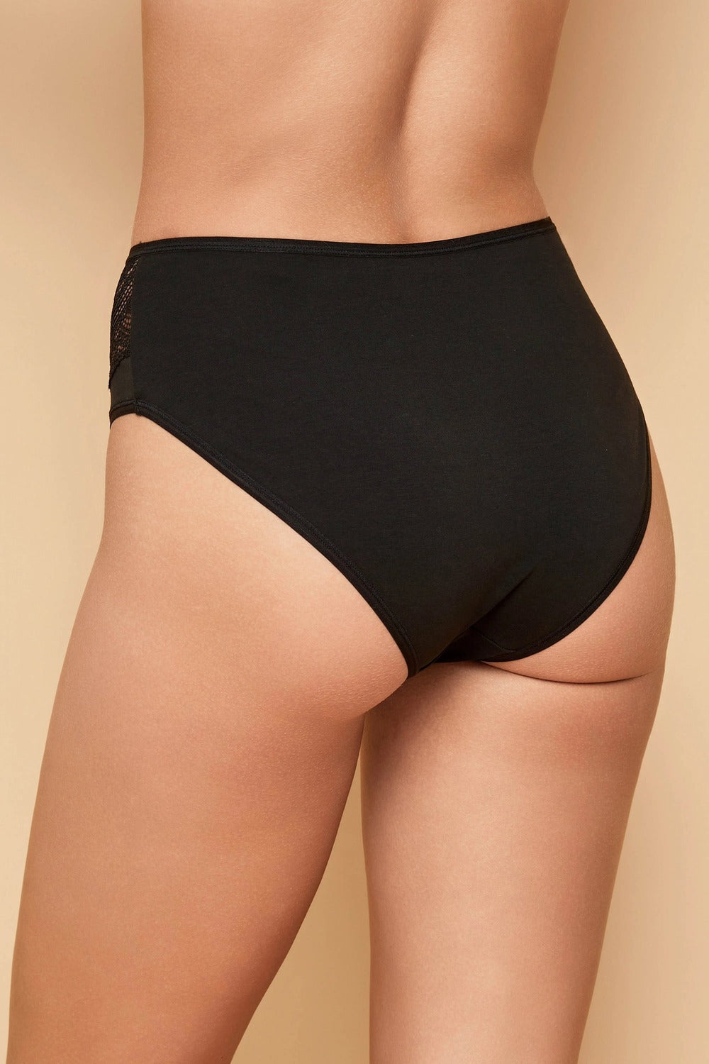 Высокие трусики слип 204-34 black