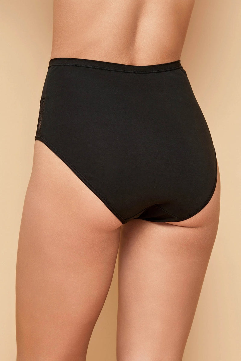 Трусики сліпи з мереживом 204-36 black