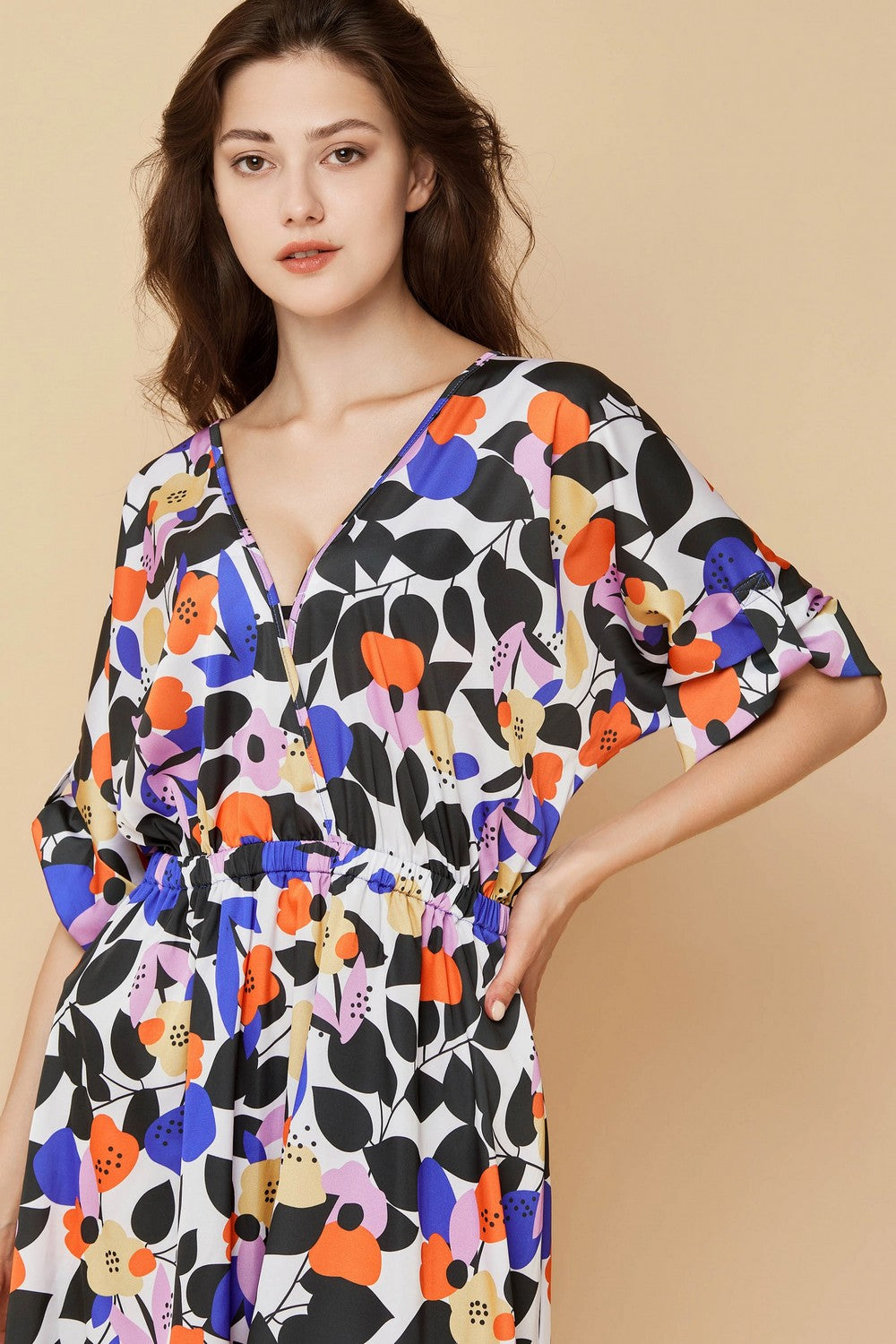 Платье-туника с принтом 403-705/401 multi