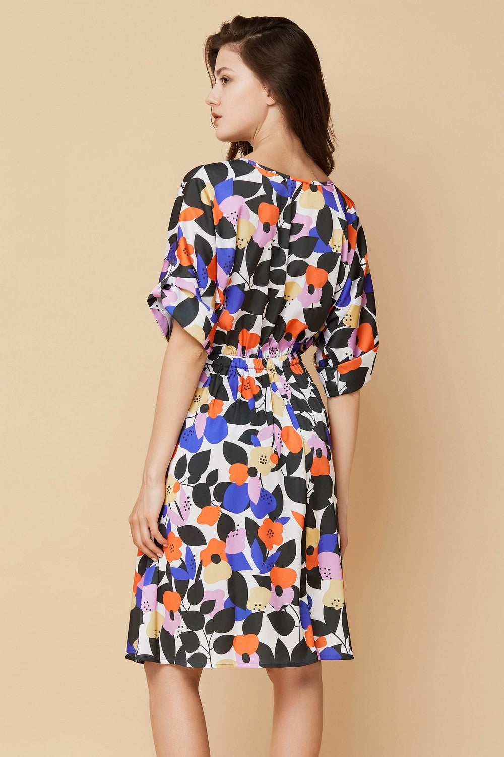 Сукня-туніка з принтом 403-705/401 multi