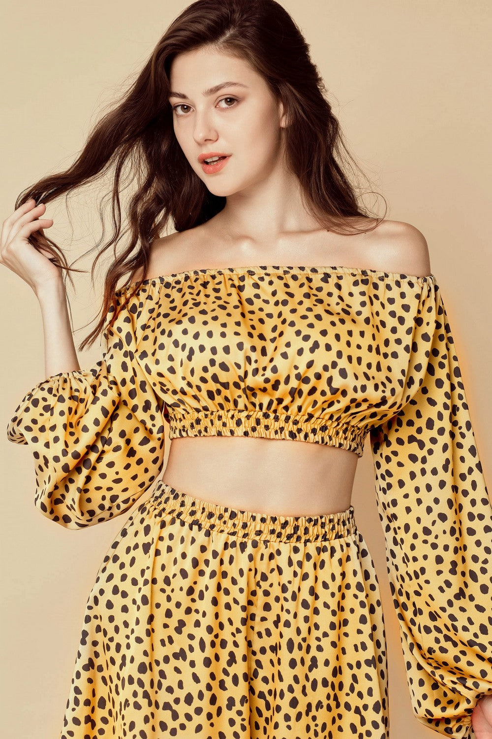 Пляжний комплект із шортами 403-730/400 saffron