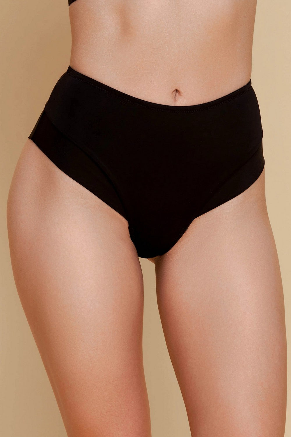 Трусики бразилиана из сатина 800-26 black