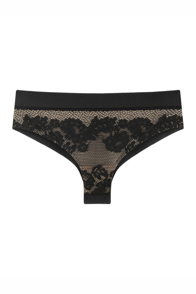 Кружевные трусики бразилиана 808-24 black