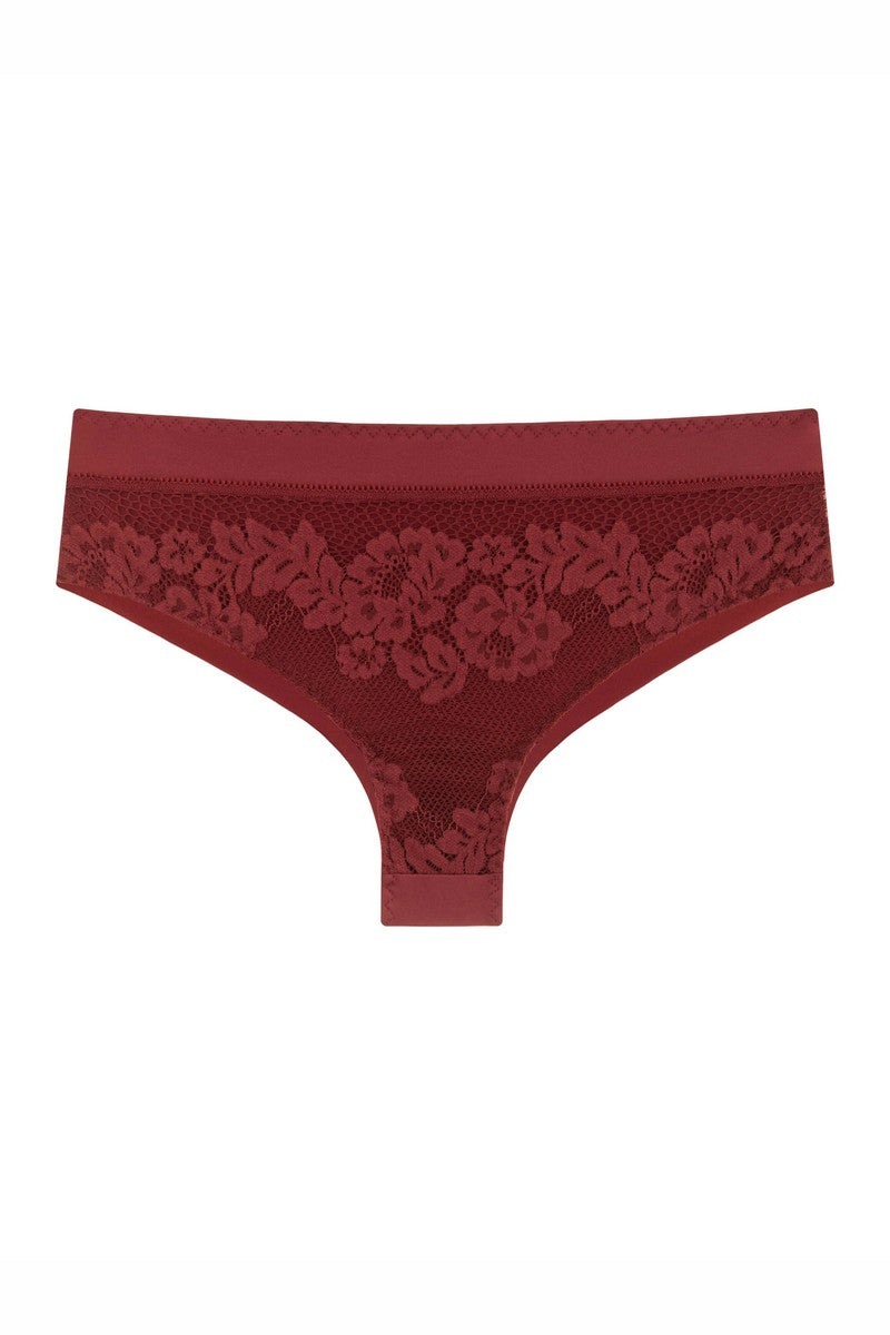 Кружевные трусики бразилиана 808-24 marsala