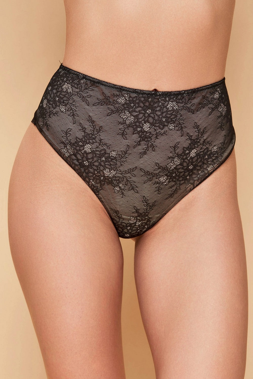 Высокие трусики бразилиана 809-25 black