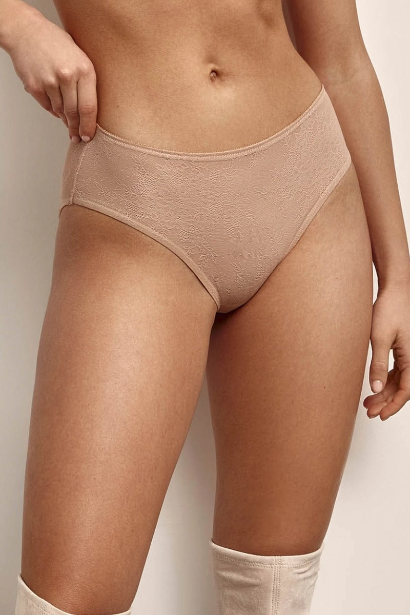 Трусики слип из кружева 809-34 beige