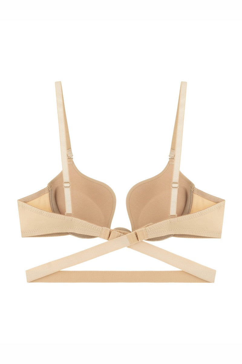 Фігурний бюстгальтер пуш-ап 810-002 beige