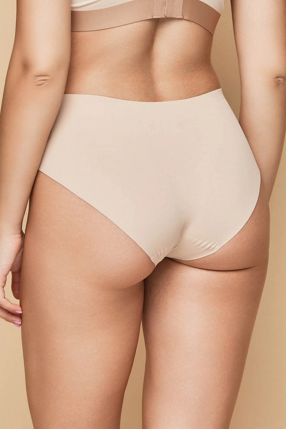 Бесшовные трусики слип 871-33 beige